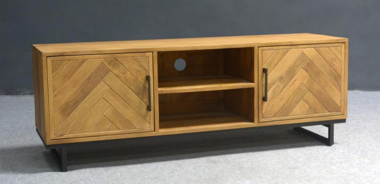 Carlton Furniture - Herringbone TV Cabinet