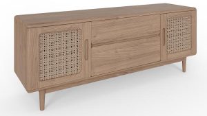 Carlton Furniture Holcot Rattan Low Sideboard | Shackletons