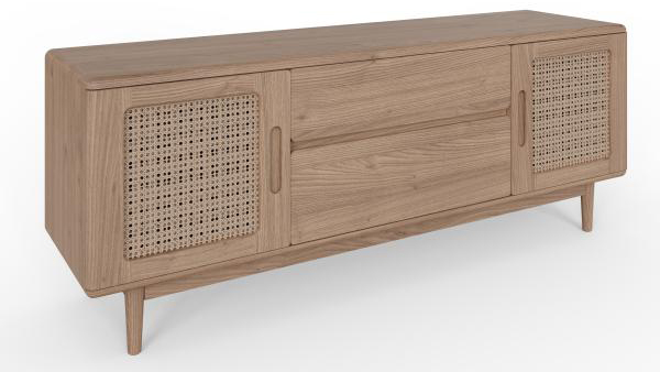 Carlton Furniture - Holcot Rattan Low Sideboard