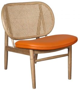 Carlton Furniture Jasper Chair with Rattan Back | Shackletons