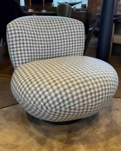 Carlton Furniture Miami Chair in Houndstooth | Shackletons