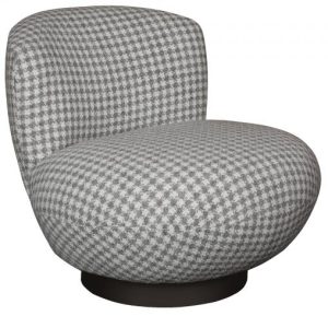 Carlton Furniture Miami Chair in Houndstooth | Shackletons