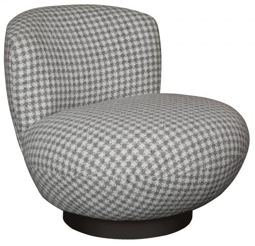 Carlton Furniture - Miami Chair in Houndstooth
