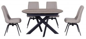 Carlton Furniture Milan Small extending Dining Table | Shackletons