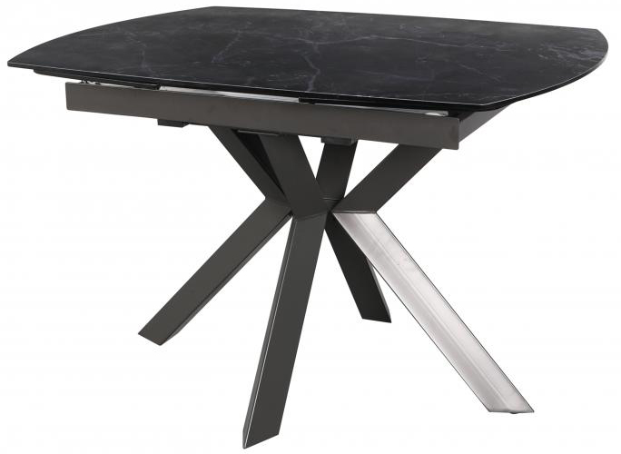 Carlton Furniture - Naples Extending Twisting Table - Glass