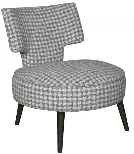 Carlton Furniture - Salon Chair in Houndstooth