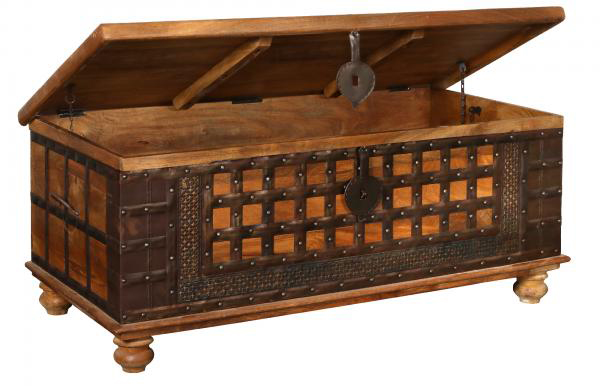 Carlton Furniture - Wooden Large Storage Box - Chester Natural