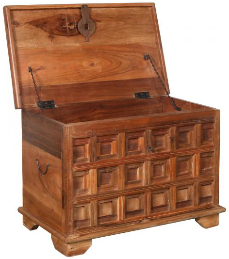 Carlton Furniture - Wooden Small Chest - Natural Finish