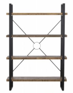 Carlton Furniture X O Metal Bookcase Sleeper Wood | Shackletons