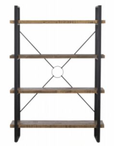 Carlton Furniture   X O Metal Bookcase   Sleeper Wood | Shackletons