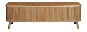 Carlton Furniture   Tambour   Grey Media Unit | Shackletons