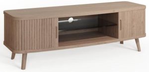 Carlton Furniture Tambour Grey Media Unit | Shackletons