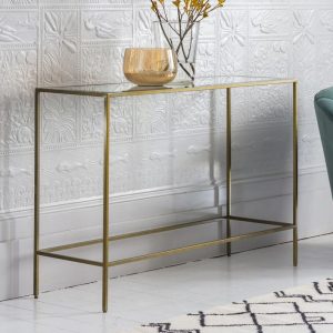 Gallery Direct Rothbury Console Table Bronze | Shackletons
