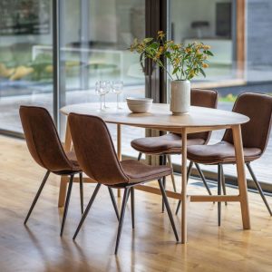 Gallery Direct Madrid Oval Dining Table | Shackletons