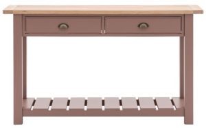 Gallery Direct Eton 2 Drawer Console Clay | Shackletons