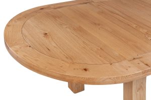 Tuscany Natural Oak Oval 180 250cm Extending Table | Shackletons