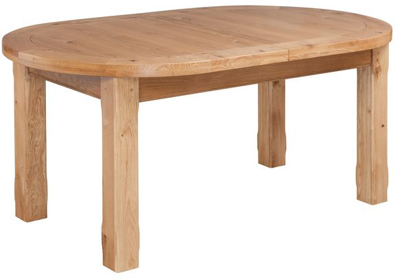 Tuscany Natural Oak Oval 180-250cm Extending Table
