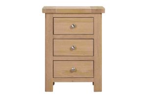 Foxington Bedside Table Natural Oak | Shackletons