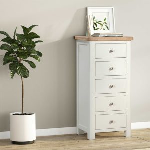 Foxington 5 Drawer Chest   OWP Painted | Shackletons