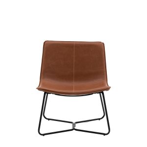Gallery Direct Hawking Lounge Chair Brown | Shackletons