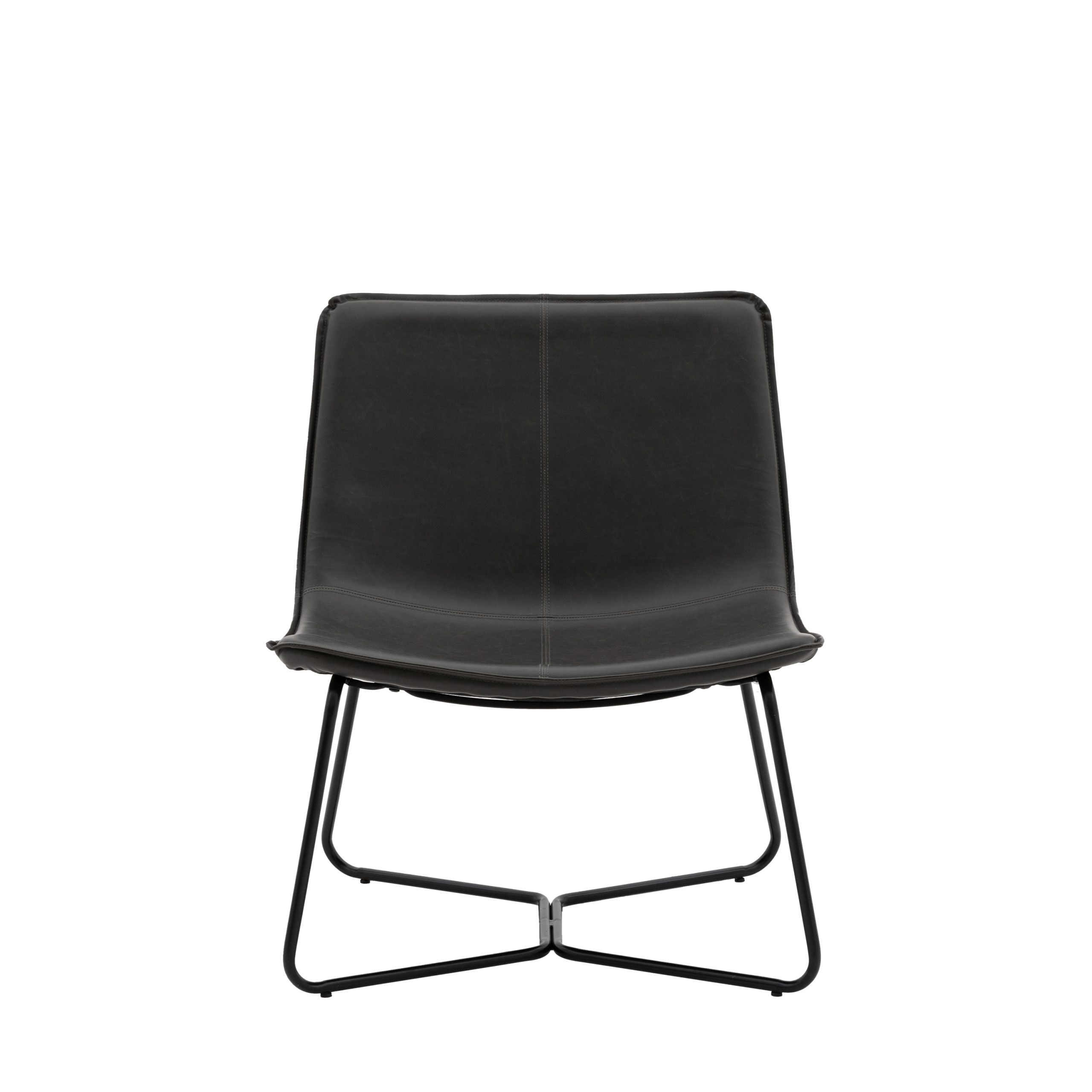 Gallery Direct Hawking Lounge Chair Charcoal