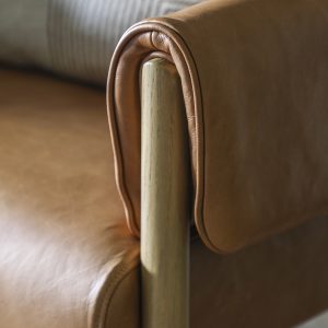 Gallery Direct Stratford Armchair Brown Leather | Shackletons
