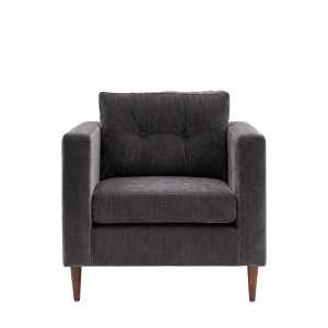Gallery Direct Whitwell Armchair Charcoal | Shackletons