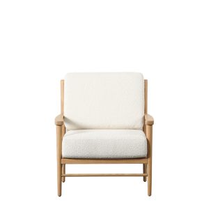 Gallery Direct Odesa Armchair Cream | Shackletons