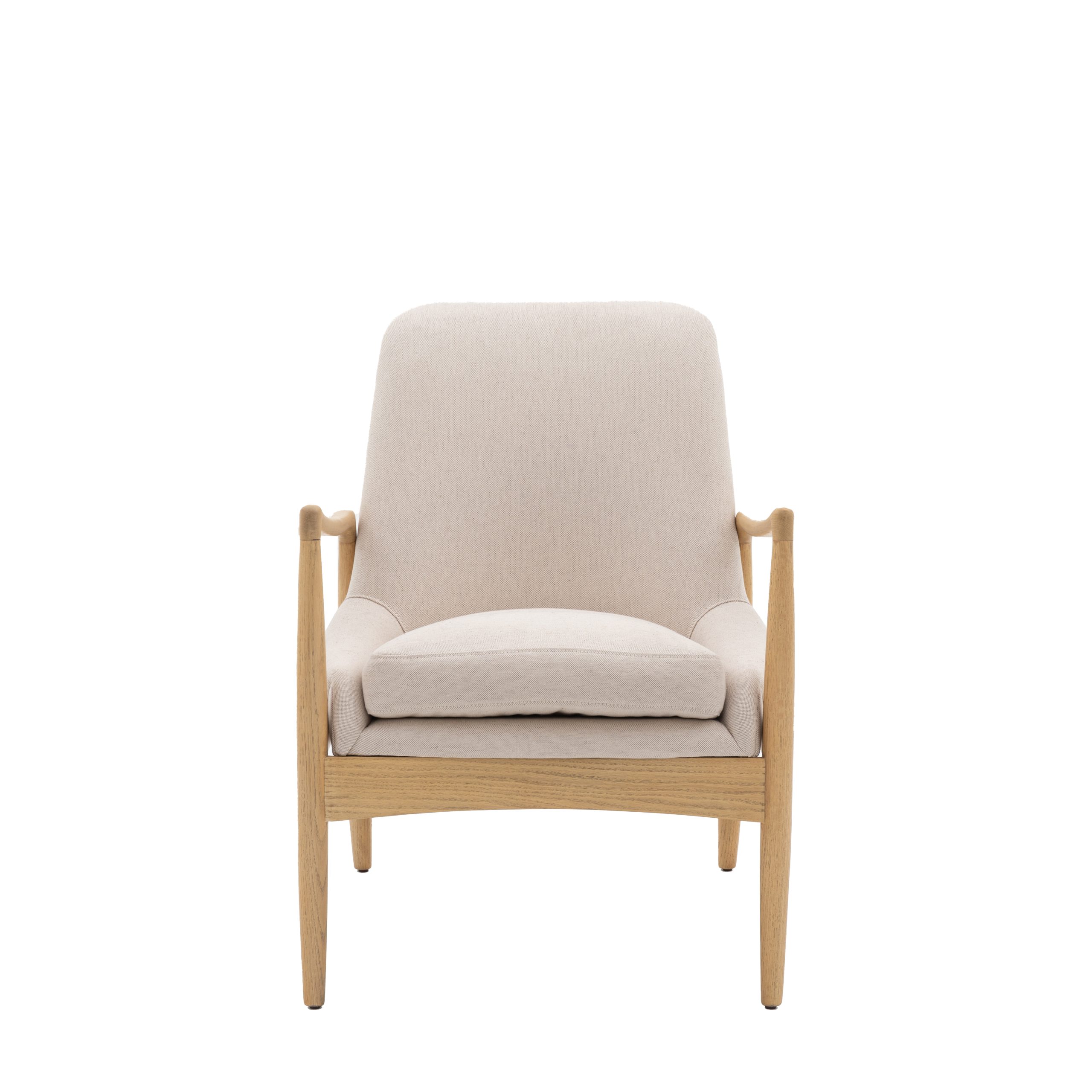 Gallery Direct Carrera Armchair Natural Linen | Shackletons