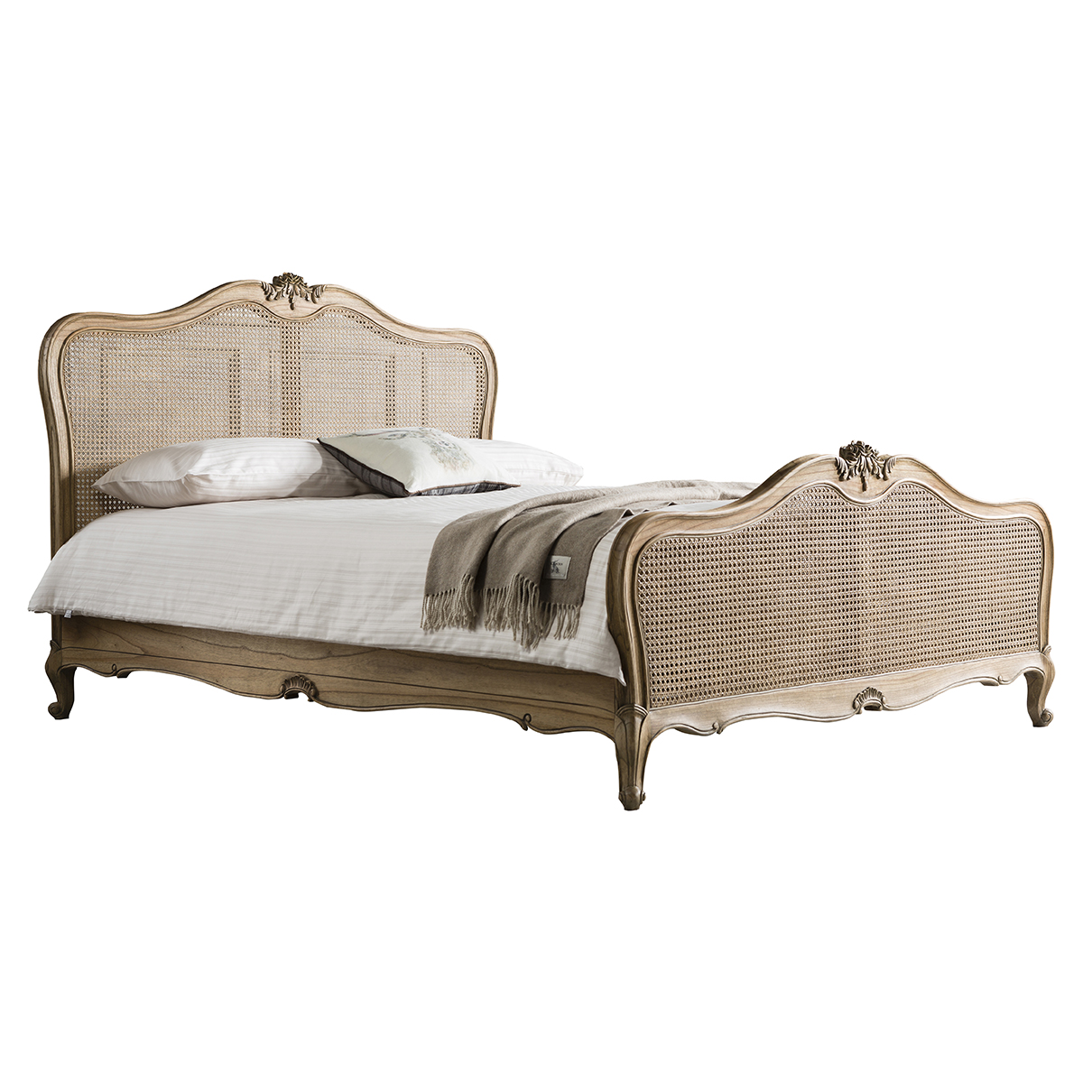 Gallery Direct Chic 6' Cane Bed Weathered