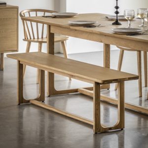 Gallery Direct Craft Dining Bench Natural | Shackletons
