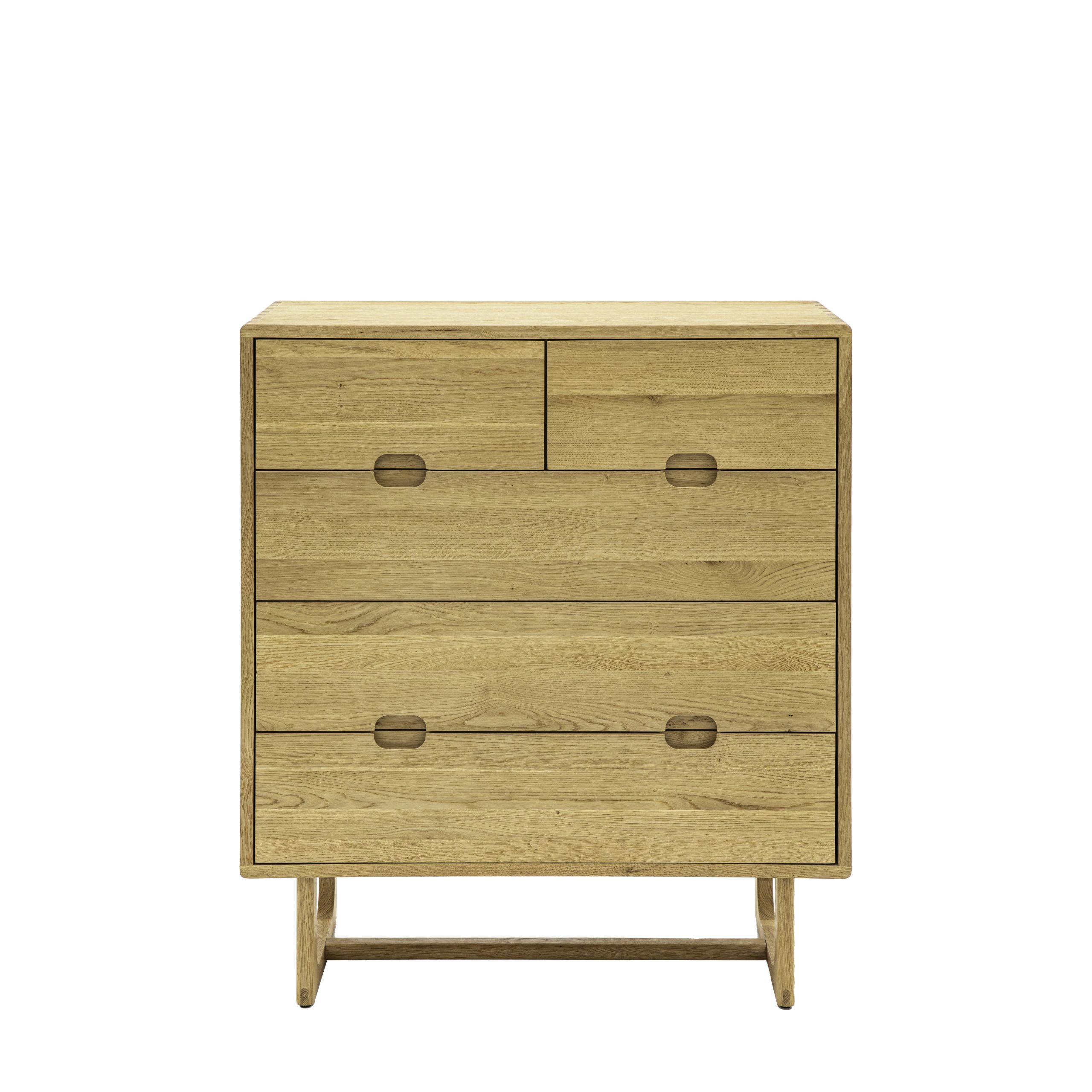 Gallery Direct Craft 5 Drawer Chest Natural