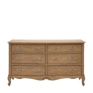 Gallery Direct Chic 6 Drawer Chest Weathered | Shackletons