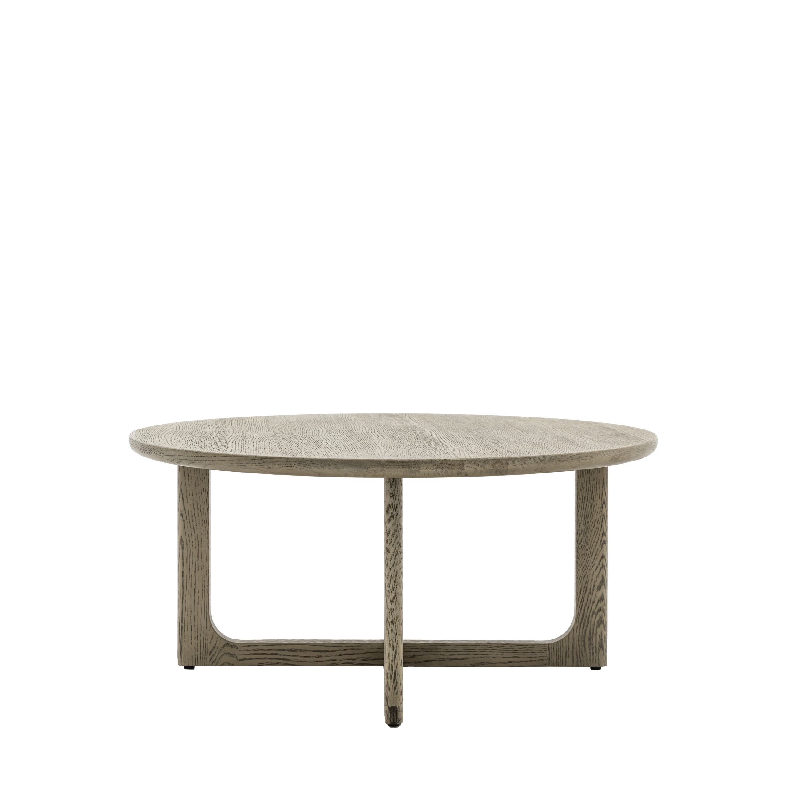 Gallery Direct Craft Round Coffee Table Smoked