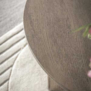 Gallery Direct Craft Round Coffee Table Smoked | Shackletons