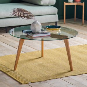 Gallery Direct Blair Round Coffee Table Oak | Shackletons