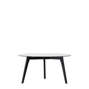 Gallery Direct Blair Round Coffee Table Black | Shackletons