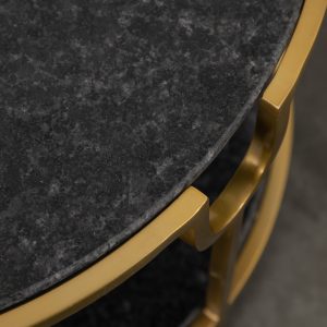 Gallery Direct Weston Coffee Table Black Granite | Shackletons