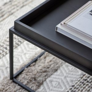 Gallery Direct Forden Tray Coffee Table Black | Shackletons