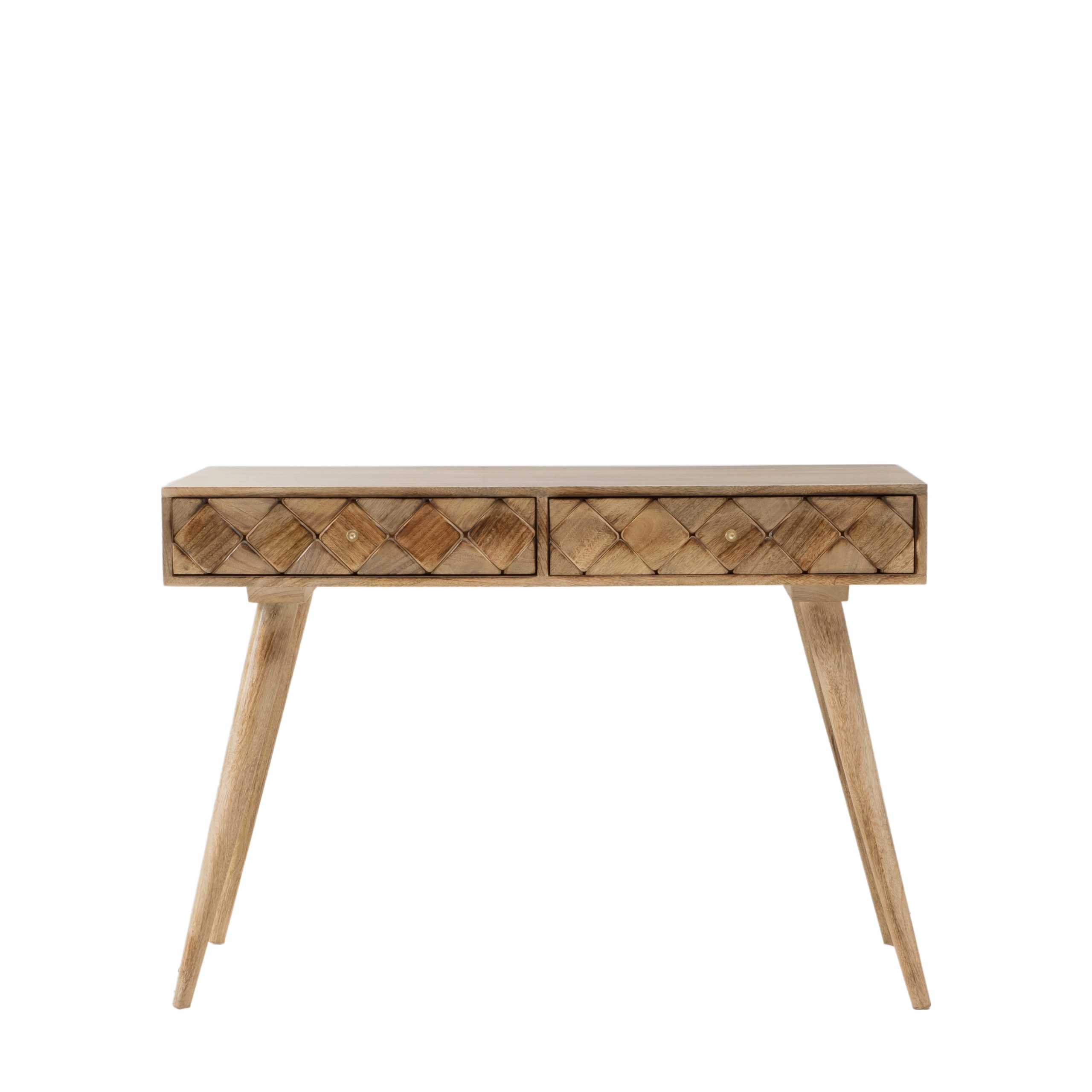 Gallery Direct Tuscany Console Table Burnt Wax