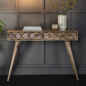 Gallery Direct Tuscany Console Table Burnt Wax | Shackletons