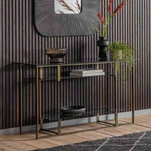 Gallery Direct Thornton Console Table Bronze | Shackletons