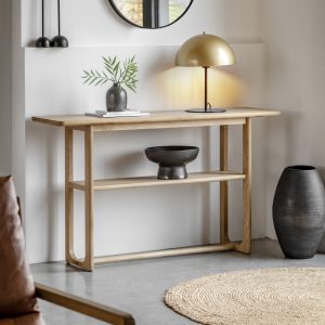 Gallery Direct Craft Console Table Natural | Shackletons
