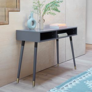 Gallery Direct Holbrook Console Table Grey | Shackletons