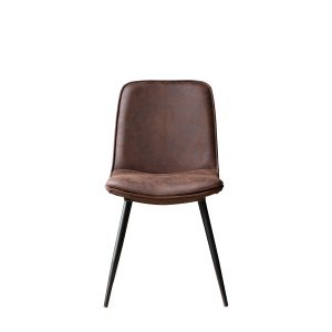 Gallery Direct Newton Chair Brown Set of 2 | Shackletons