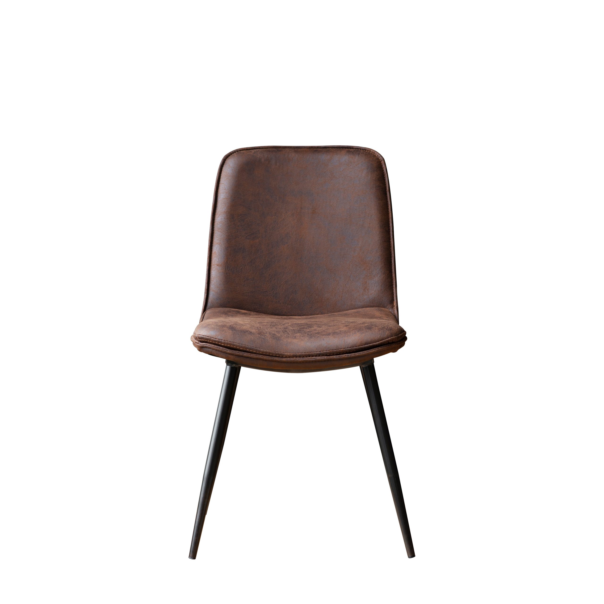 Gallery Direct Newton Chair Brown (Set of 2)