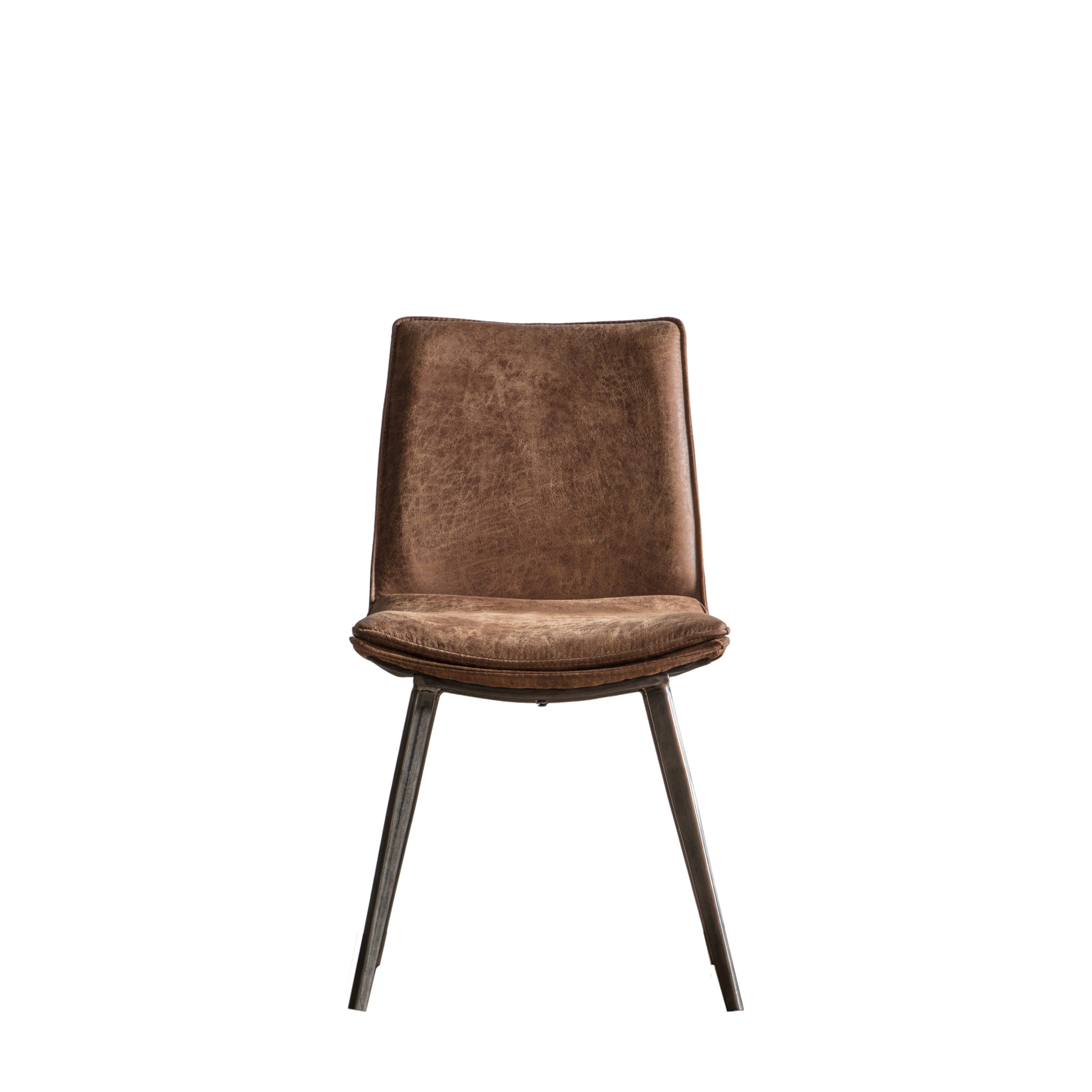 Gallery Direct Hinks Chair Brown (Set of 2)