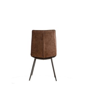 Gallery Direct Hinks Chair Brown Set of 2 | Shackletons