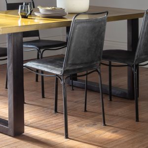 Gallery Direct Petham Dining Chair Black Set of 2 | Shackletons