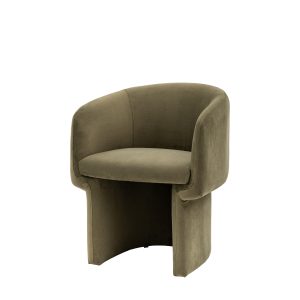 Gallery Direct Holm Dining Chair Moss Green | Shackletons